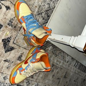 Dunk High 1985’ Orange Acid Wash